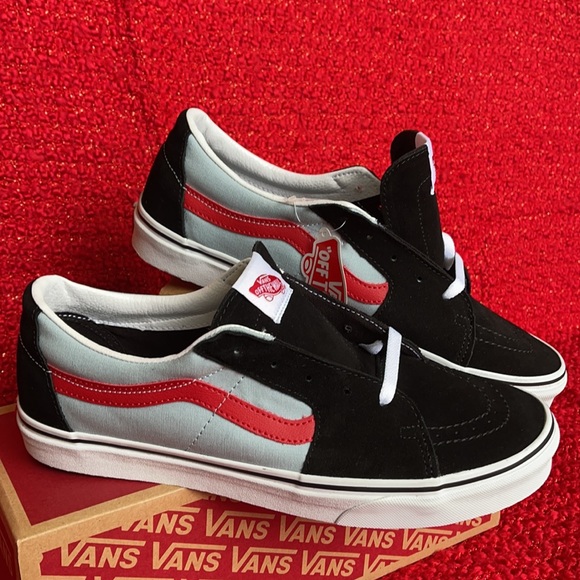 Vans Sk8-Low 2-Tone Black/Winter Sky MENS - Picture 6 of 16